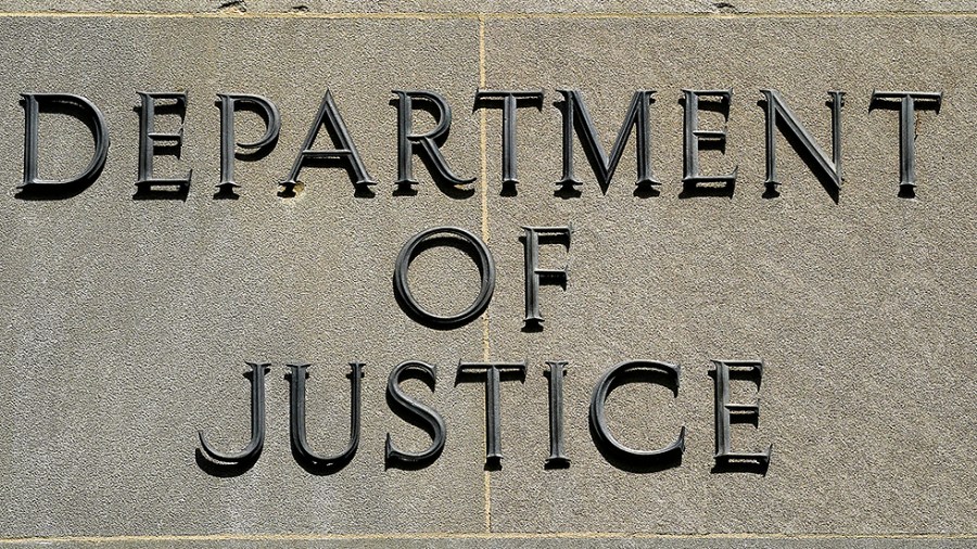 The Department of Justice in Washington, D.C., is seen on June 18