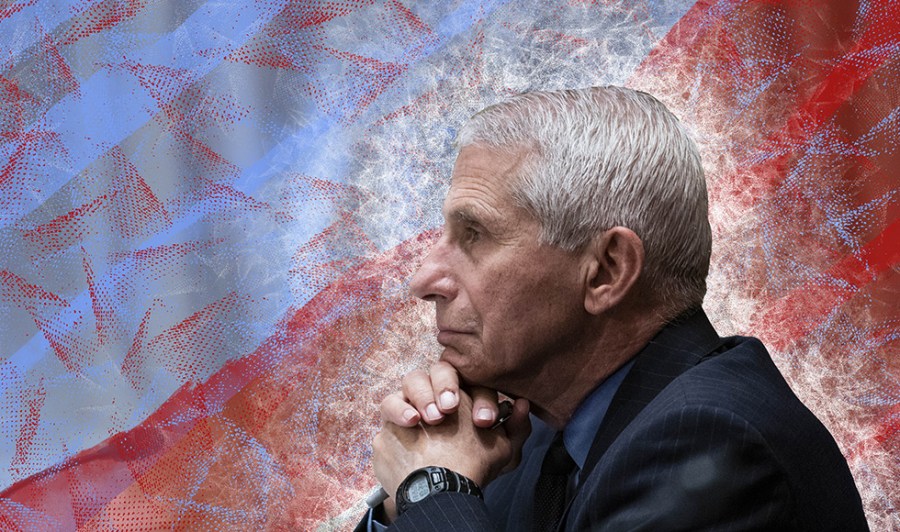 Photo illustration of Anthony Fauci