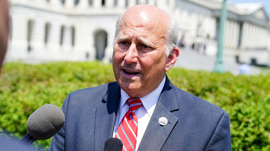 Rep. Louie Gohmert (R-Texas) is seen after a press conference on June14 to discuss a new lawsuit regarding H.R. 73 and magnetometers violations at the House Chamber doors