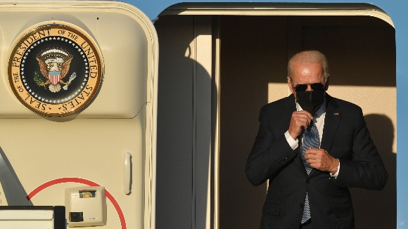 President Biden on Air Force One