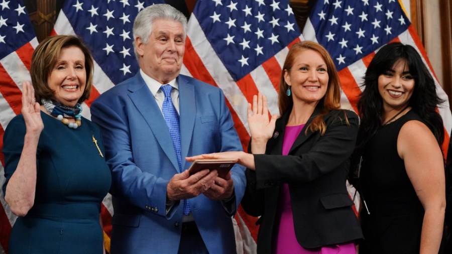 New Mexico's Melanie Stansbury is sworn into the House seat vacated by Interior Secretary Deb Haaland