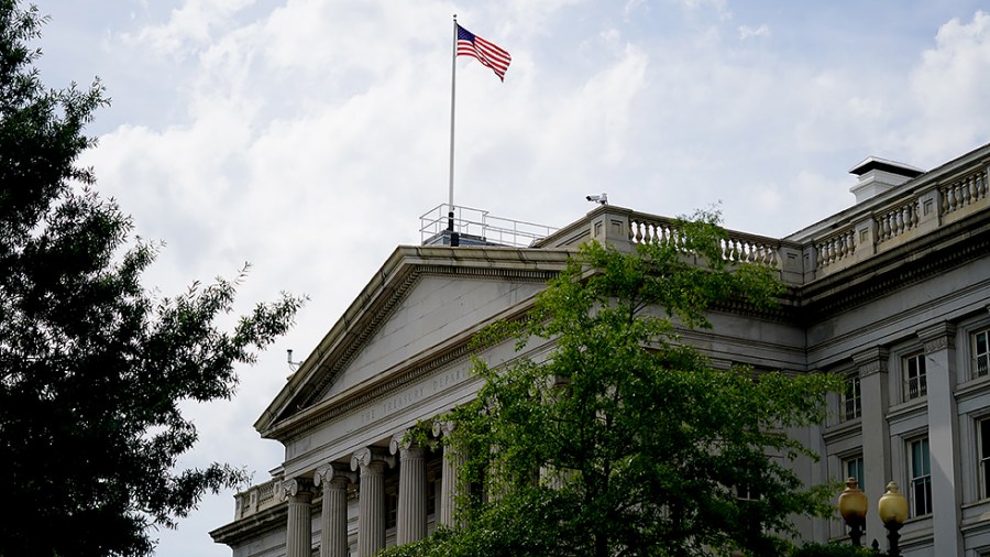 Department of Treasury in Washington, D.C., seen on June 3