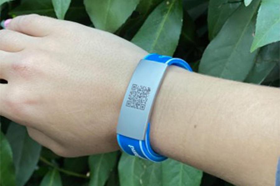 Never worry about your vaccine info again with this handy bracelet