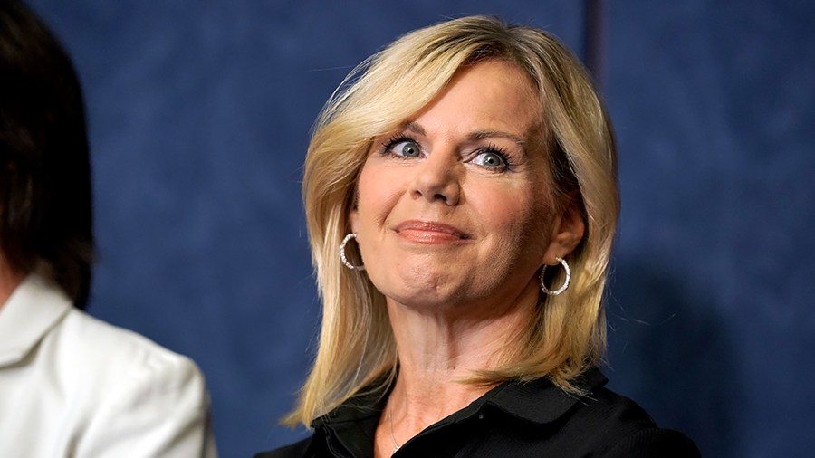 Former Fox News anchor Gretchen Carlson is seen during a press conference on July 14 to discuss bipartisan legislation to end forced arbitration clauses.