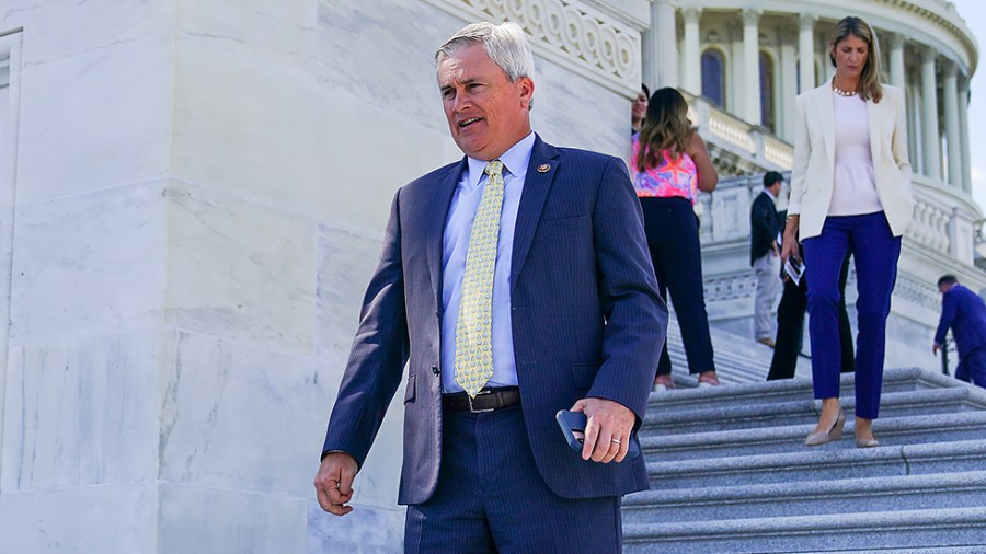 Rep. James Comer (R-Ky.) leaves the the House Chamber following a series of votes on June 24.