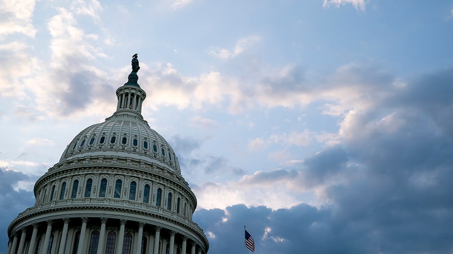 The U.S. Capitol is seen on July 1