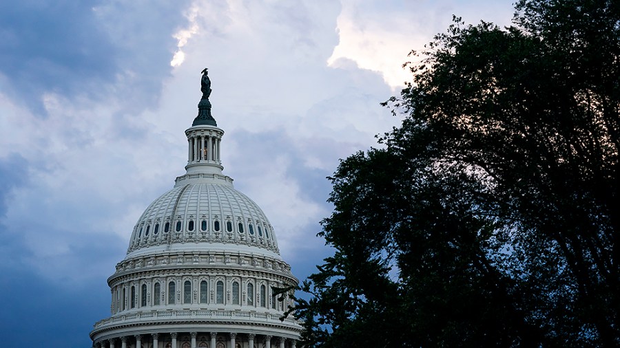 The U.S. Capitol is seen on July 1