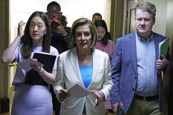 Speaker Nancy Pelosi (D-Calif.) in the Capitol