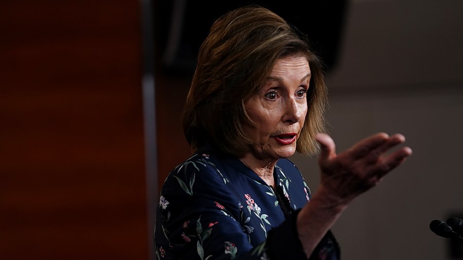 Speaker Nancy Pelosi (D-Calif.) addresses reporters during her weekly press conference on Thursday, July 22, 2021.