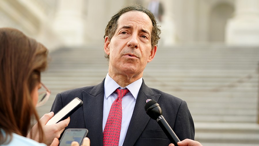 Rep. Jamie Raskin (D-Md.) speaks to reporters leaves the after the first of the week on Monday, July 19, 2021.