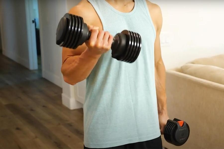 Save nearly $60 on this adjustable dumbbells set