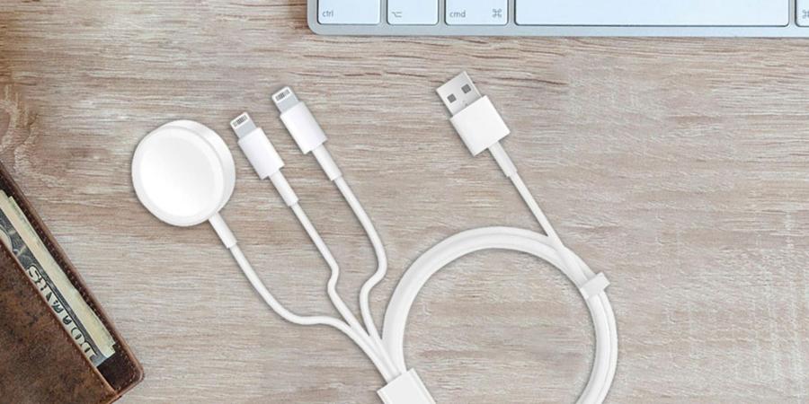 Power your iPhone, Apple Watch, and AirPods with this $15 charging cable