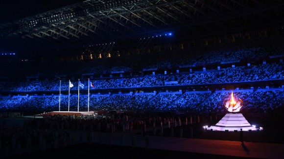 The Olympic closing ceremonies