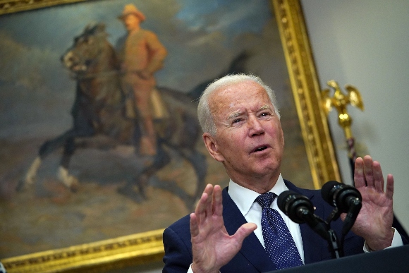 President Biden speaks at the White House