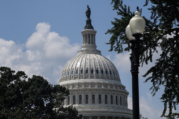 The U.S. Capitol dome