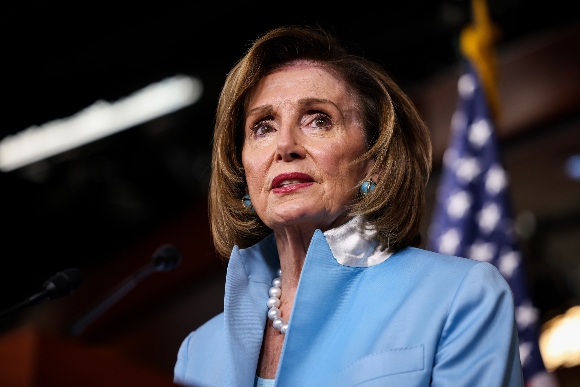 Speaker Nancy Pelosi (D-CA) speaks at her weekly news conference at the Capitol