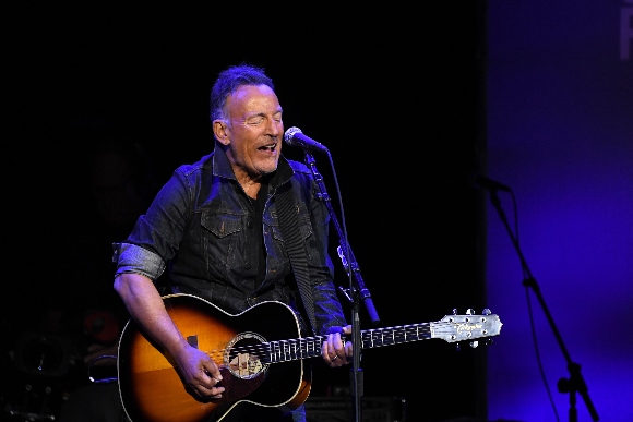 Bruce Springsteen performs onstage