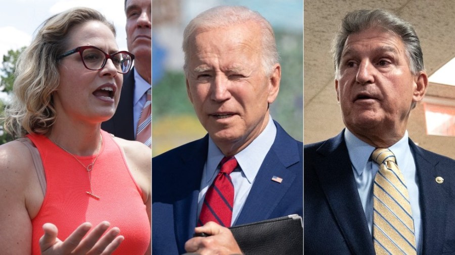 President Biden, Sen. Sinema and Sen. Manchin