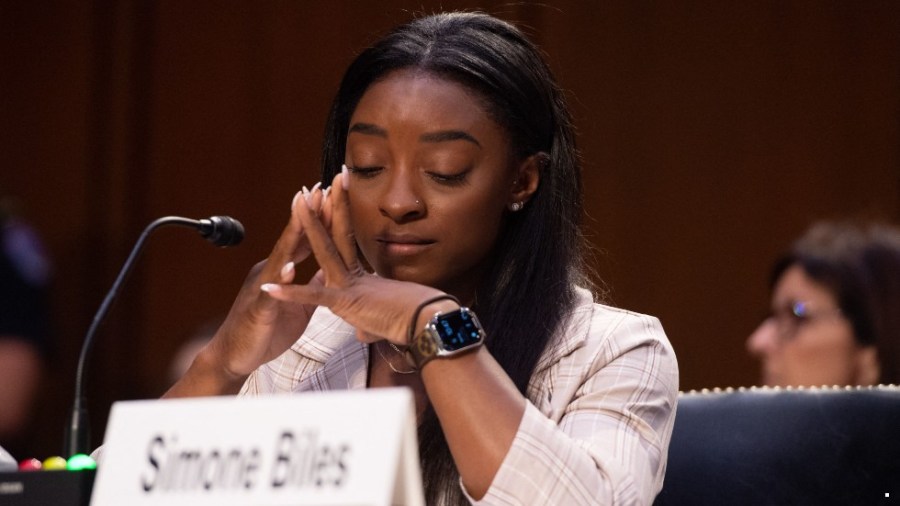 U.S. gymnast Simone Biles testifies before Senate panel