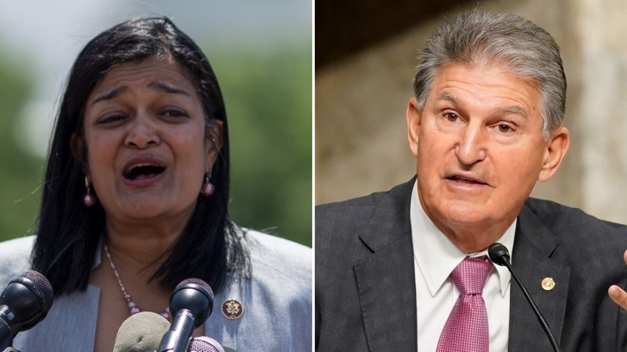 Rep. Pramila Jayapal and Sen. Joe Manchin