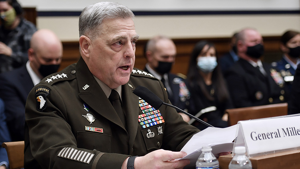 Chairman of the Joint Chiefs of Staff Gen. Mark A. Milley testifies before the House Armed Services Committee on the conclusion of military operations in Afghanistan on September 29, 2021.