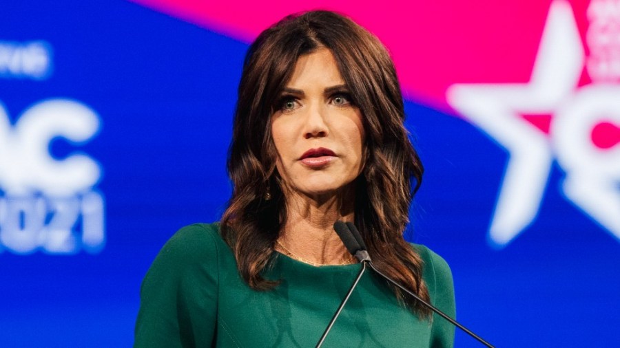 South Dakota Gov. Kristi Noem (R) speaks during a Conservative Political Action Conference held on July 11, 2021 in Dallas