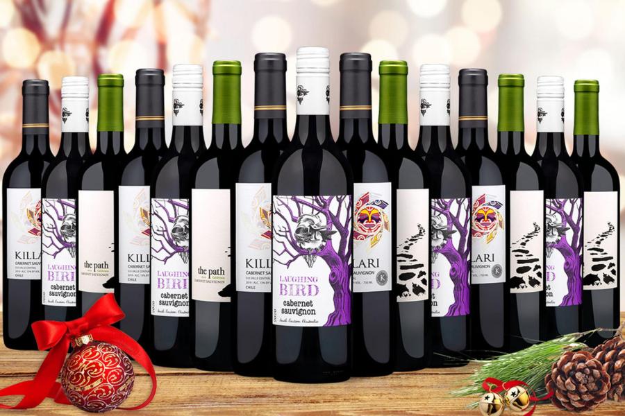 Receive 15 bottles of expertly picked wine for less than $80