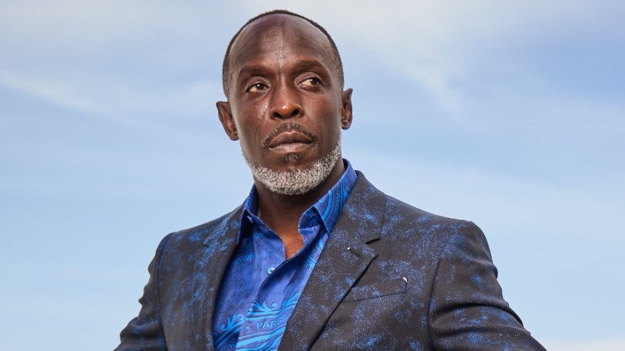 Michael K. Williams is seen in his award show look for the 27th Annual Screen Actors Guild Awards on March