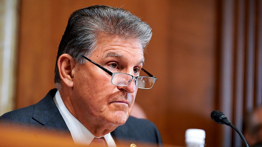 Senate Energy and Natural Resources Committee Chairman Joe Manchin (D-W.Va.) asks questions of nominee to be Director of the National Park Service Charles Sams III during his a nomination hearing on Tuesday, October 19, 2021.