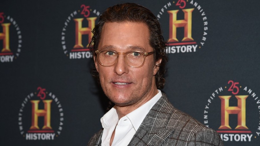 Matthew McConaughey attends A+E Network's "HISTORYTalks: Leadership and Legacy" at Carnegie Hall in 2020