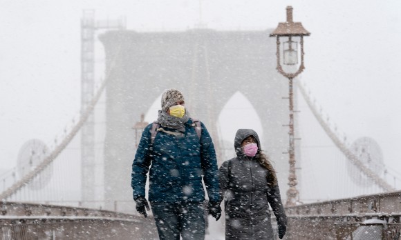 Couple in the snow