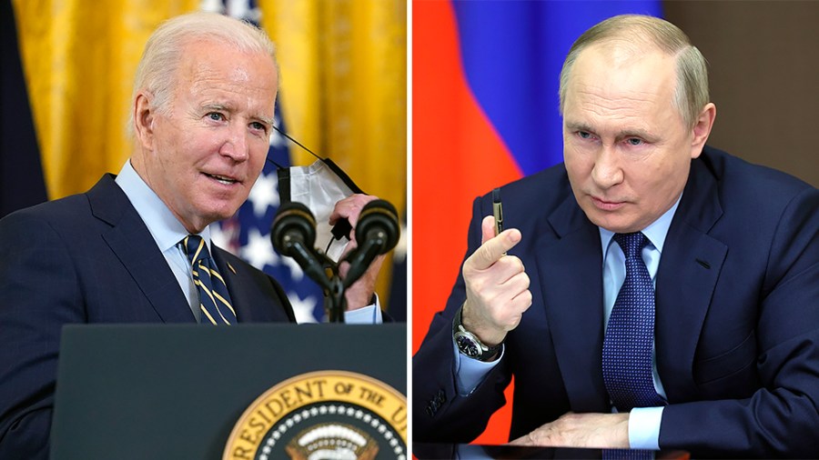 President Biden and Russian President Vladimir Putin