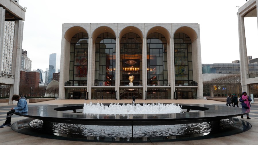 The Metropolitan Opera House is seen at Lincoln Center, New York