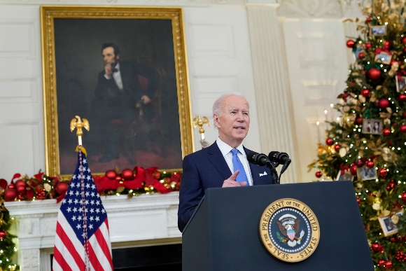 President Joe Biden speaks about the COVID-19 response and vaccinations