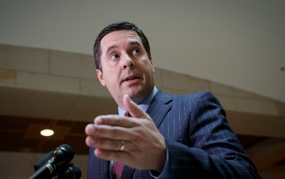 Rep. Devin Nunes, R-Calif. speaks on Capitol Hill