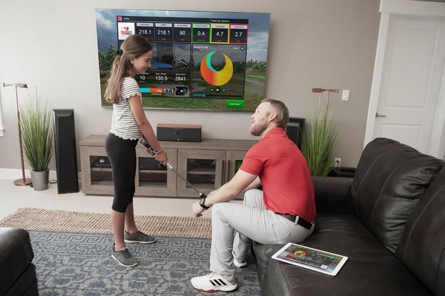 Boost your golf game at home with Cyber Week savings on this indoor simulator