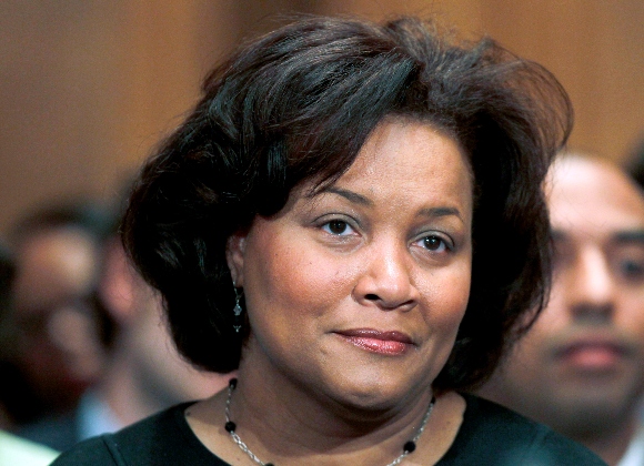 Judge J. Michelle Childs, who was nominated by President Barack Obama to the U.S. District Court, listens during her nomination hearing