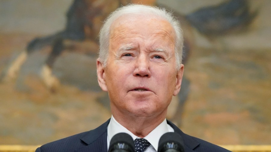 President Biden addresses the ongoing situation in Ukraine