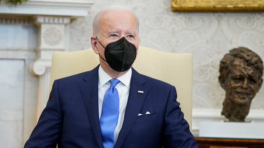 President Biden in the Oval Office