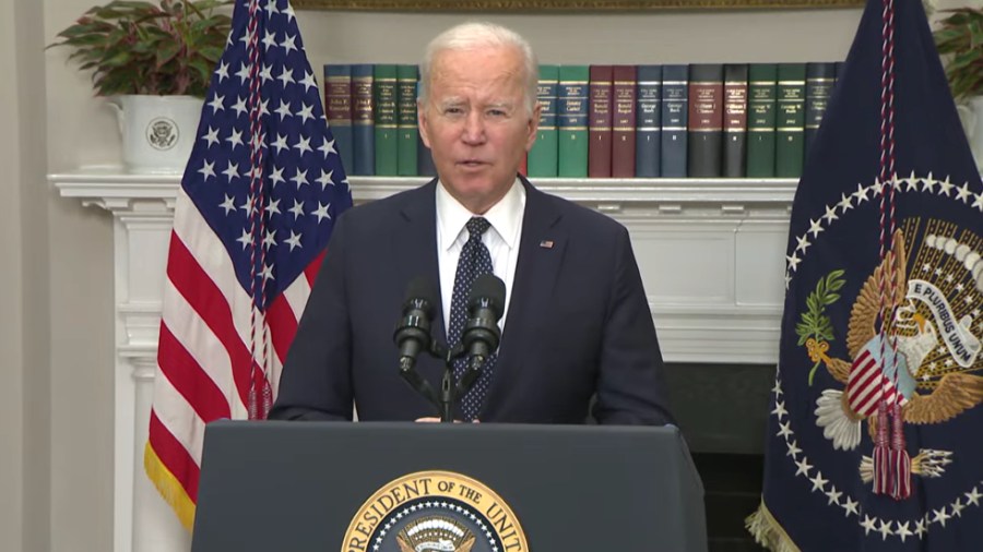 President Biden addresses the situation in Ukraine