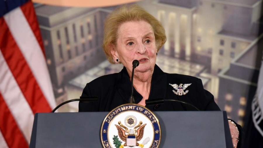 Former Secretary of State Madeleine Albright has died of cancer