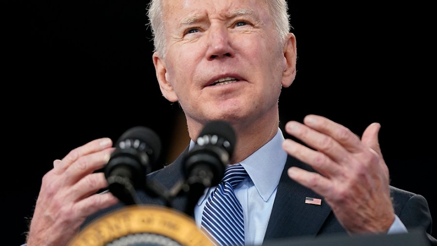 President Biden speaks about status of the country's fight against COVID-19