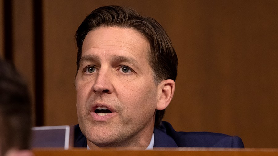 Sen. Ben Sasse (R-Neb.) gives an opening statement during a Senate Judiciary Committee confirmation hearing of Supreme Court nominee Ketanji Brown Jackson on Monday, March 21, 2022.