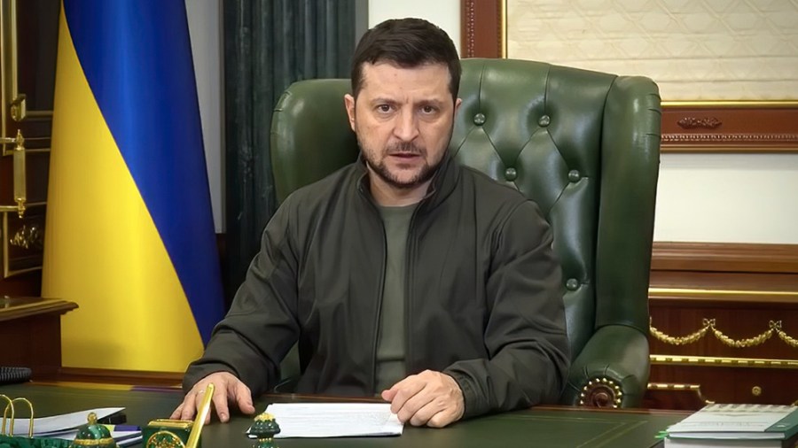 Ukrainian President Volodymyr Zelensky.