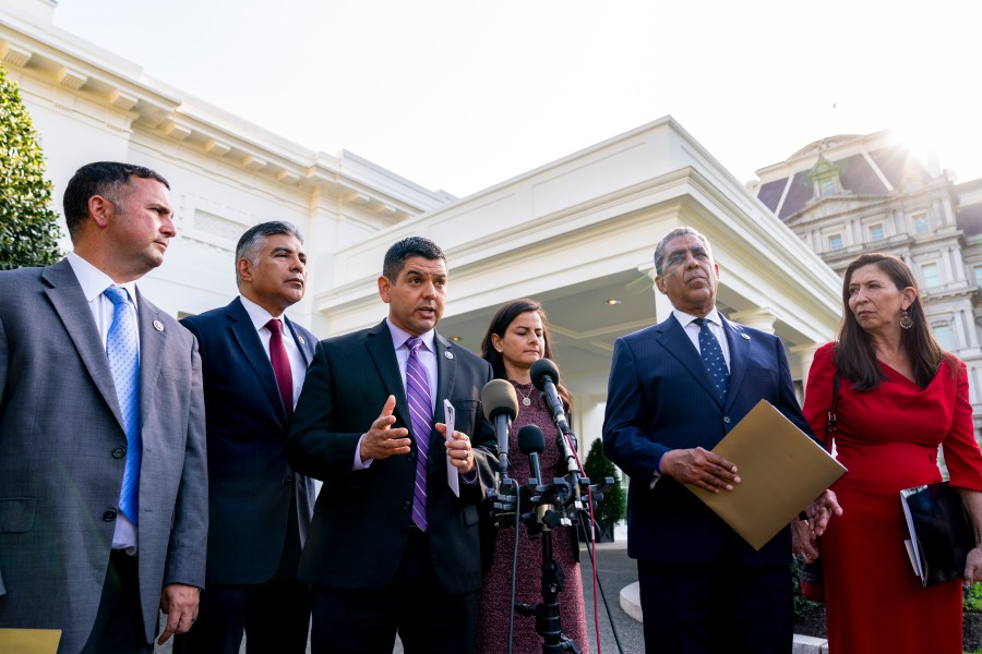 Raul Ruiz, Darren Soto, Tony Cardenas, Nanette Barragan, Adriano Espaillat, Teresa Leger Fernandez