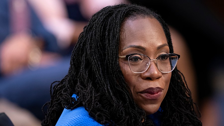 Supreme Court nominee Ketanji Brown Jackson answers questions during the third day of her Senate Judiciary Committee confirmation hearing on Wednesday, March 23, 2022.