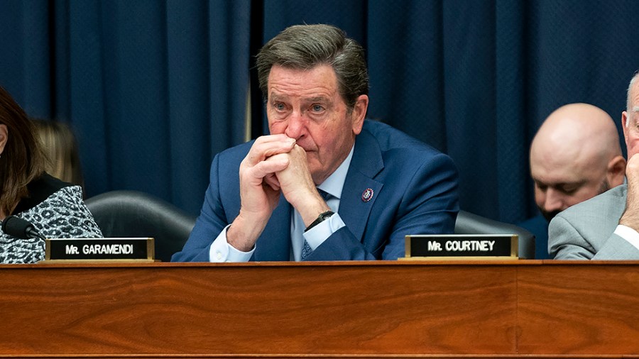 Rep. John Garamendi (D-Calif.) is seen during a House Armed Services Committee hearing to discuss the President's FY 2023 budget for the Department of Defense on Tuesday, April 5, 2022.