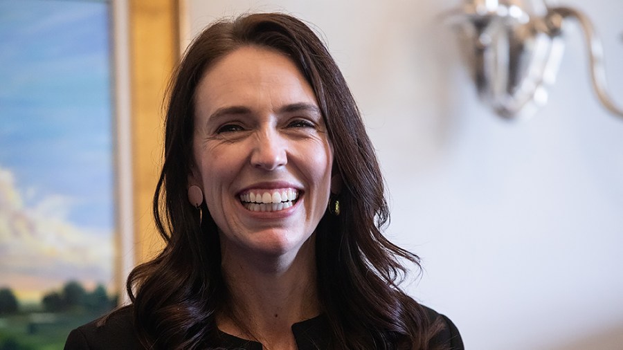 New Zealand Prime Minister Jacinda Ardern arrives on Capitol Hill in Washington, D.C., for a meeting with Sen. Jon Ossoff (D-Ga.) and Sen. Angus King (I-Maine) on Wednesday, May 25, 2022.