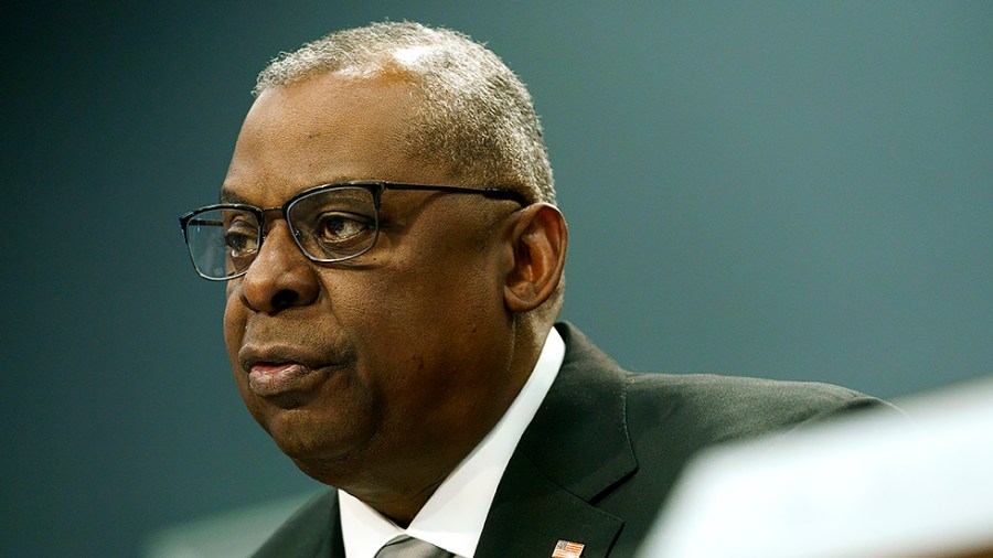 Secretary of Defense Lloyd Austin gives an opening statement during a House Appropriations Subcommittee on Defense hearing to discuss the President’s FY 2023 budget fo the Department of Defense on Wednesday, May 11, 2022.