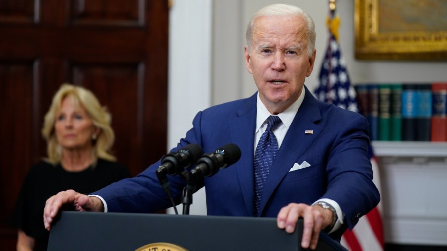 President Biden speaks about the mass shooting at Robb Elementary School in Uvalde, Texas.